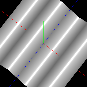 Wave with per-pixel lighting