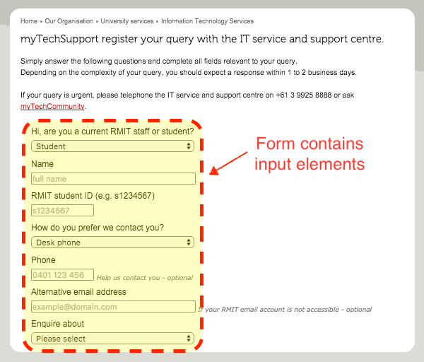 myTechSupport at RMIT