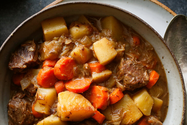 Beef Stew with Carrots & Potatos